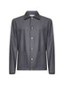 Chore jacket in lana vergine grigia
