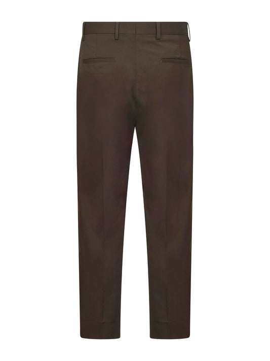 Pantaloni Cooper T1.7 in misto lana stretch tortora