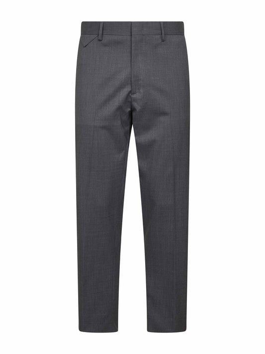 Pantaloni Cooper T1.7 in misto lana stretch grigio