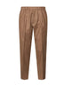 Pantaloni Tokyo in lana vergine beige