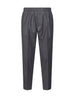 Pantaloni Tokyo in lana vergine grigia