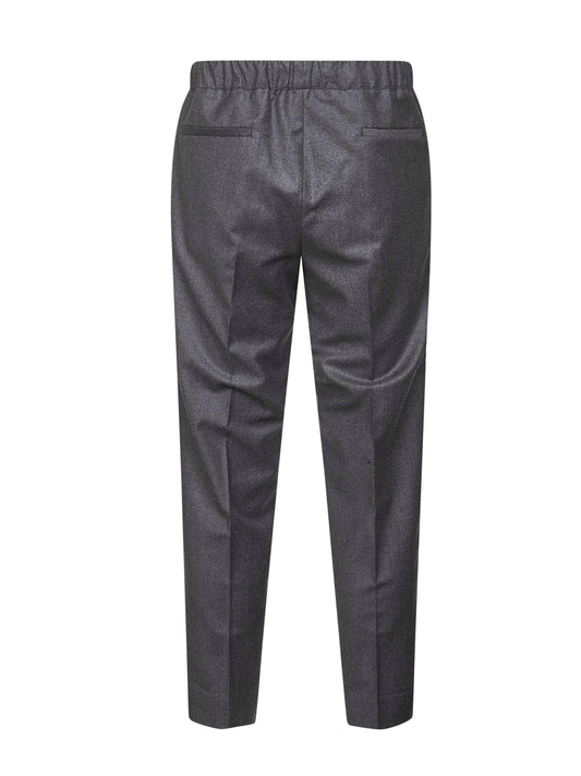 Pantaloni Tokyo in lana vergine grigia