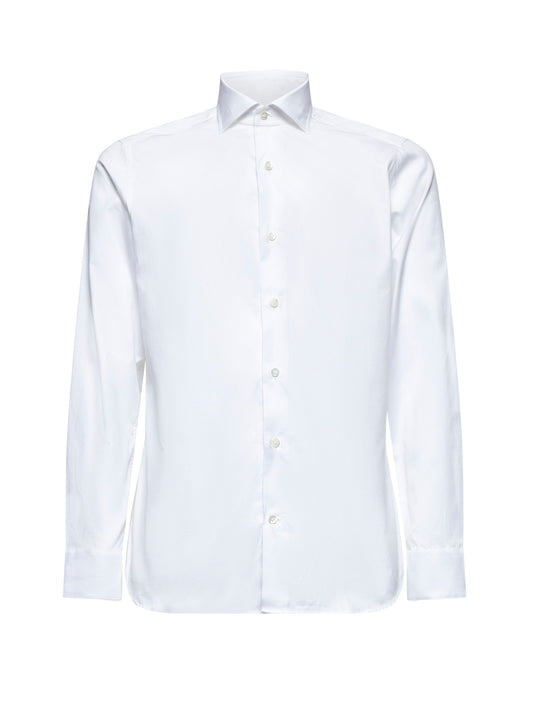 White cotton classic shirt