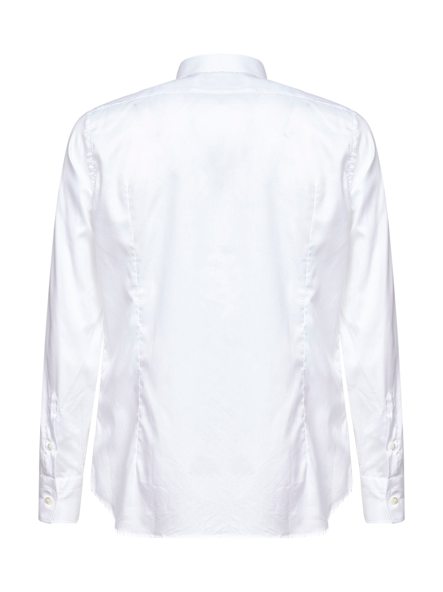 White cotton poplin shirt