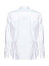 White cotton poplin shirt
