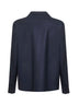 Blue Loro Piana stretch flannel John shirt jacket