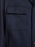 Blue Loro Piana stretch flannel John shirt jacket