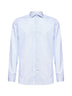 White striped cotton poplin shirt