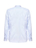 White striped cotton poplin shirt