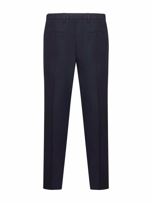 Blue Loro Piana stretch flannel Montaigne trousers