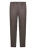 Pantaloni Montaigne in flanella stretch Loro Piana marrone