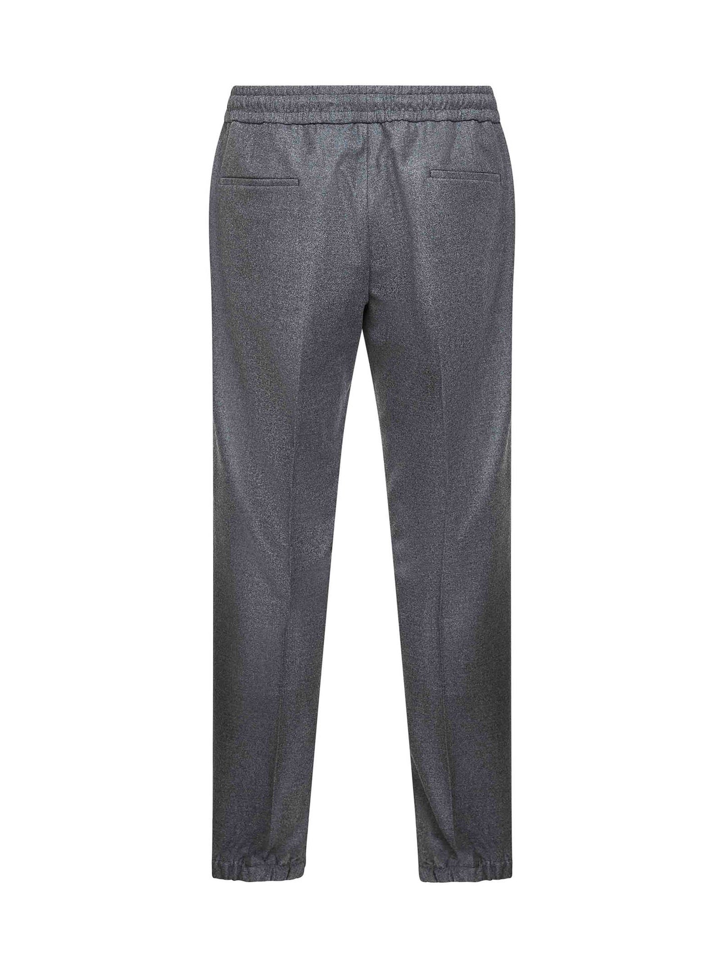 Grey Loro Piana stretch flannel Montecarlo trousers