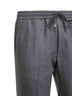 Grey Loro Piana stretch flannel Montecarlo trousers