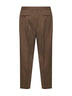 Biscuit wool blend twill Portofino trousers