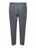 Grey wool blend flannel Tiberio trousers