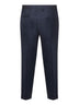 Blue wool and cashmere flannel Tiberio trousers