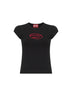 T-shirt T-Angie in cotone stretch nero