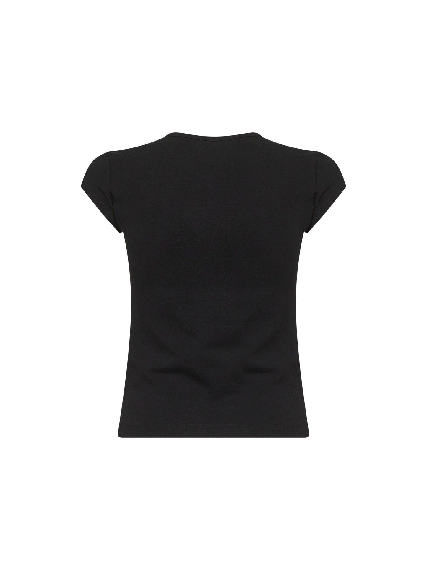 T-shirt T-Angie in cotone stretch nero
