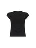 T-shirt T-Angie in cotone stretch nero