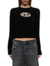 Maglia M-Areesa in misto cashmere nero
