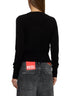 Maglia M-Areesa in misto cashmere nero