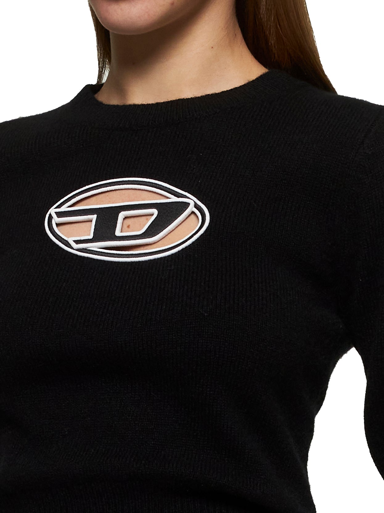 Maglia M-Areesa in misto cashmere nero