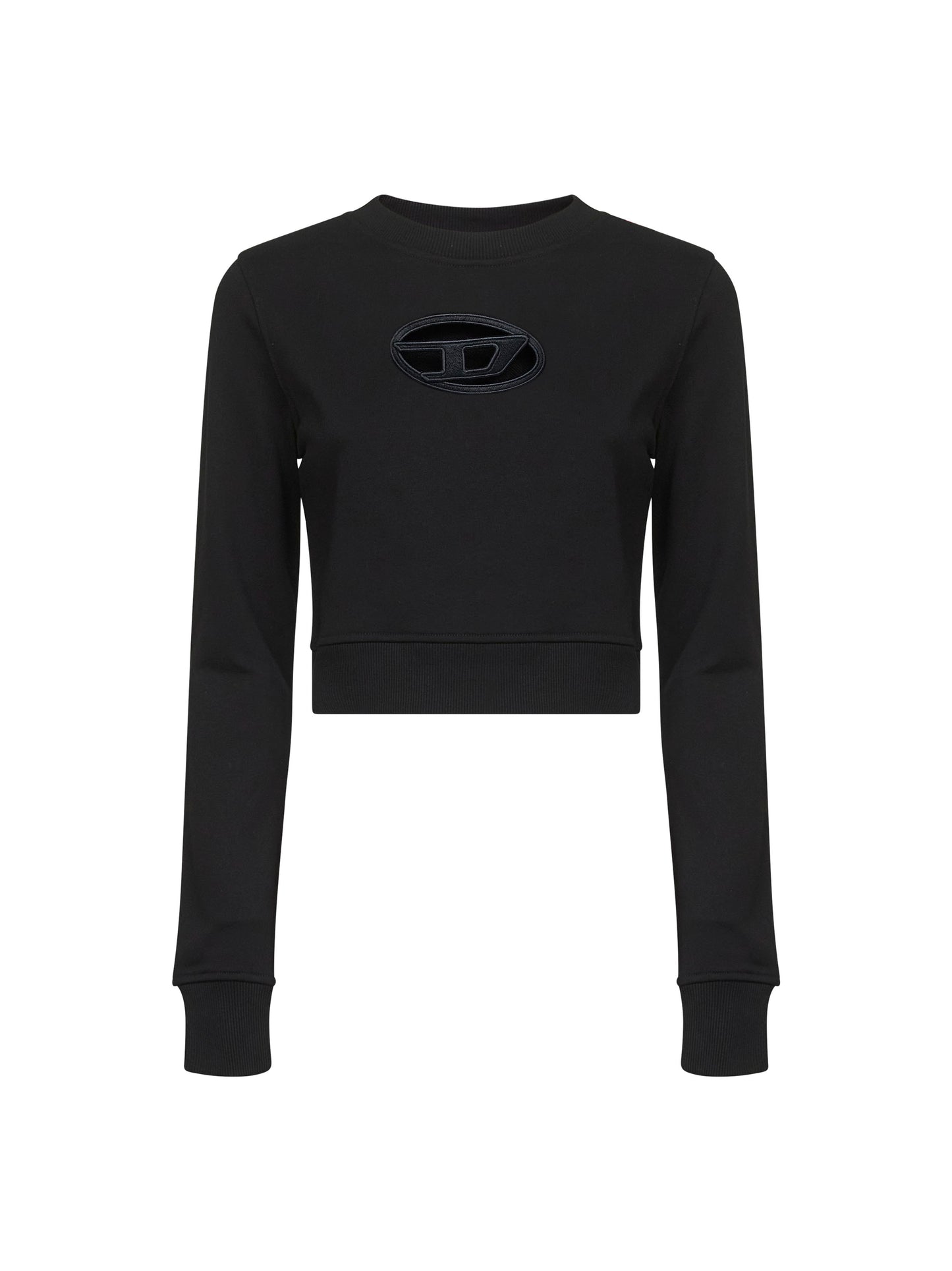 Felpa cropped F-Slimmy-Od nera