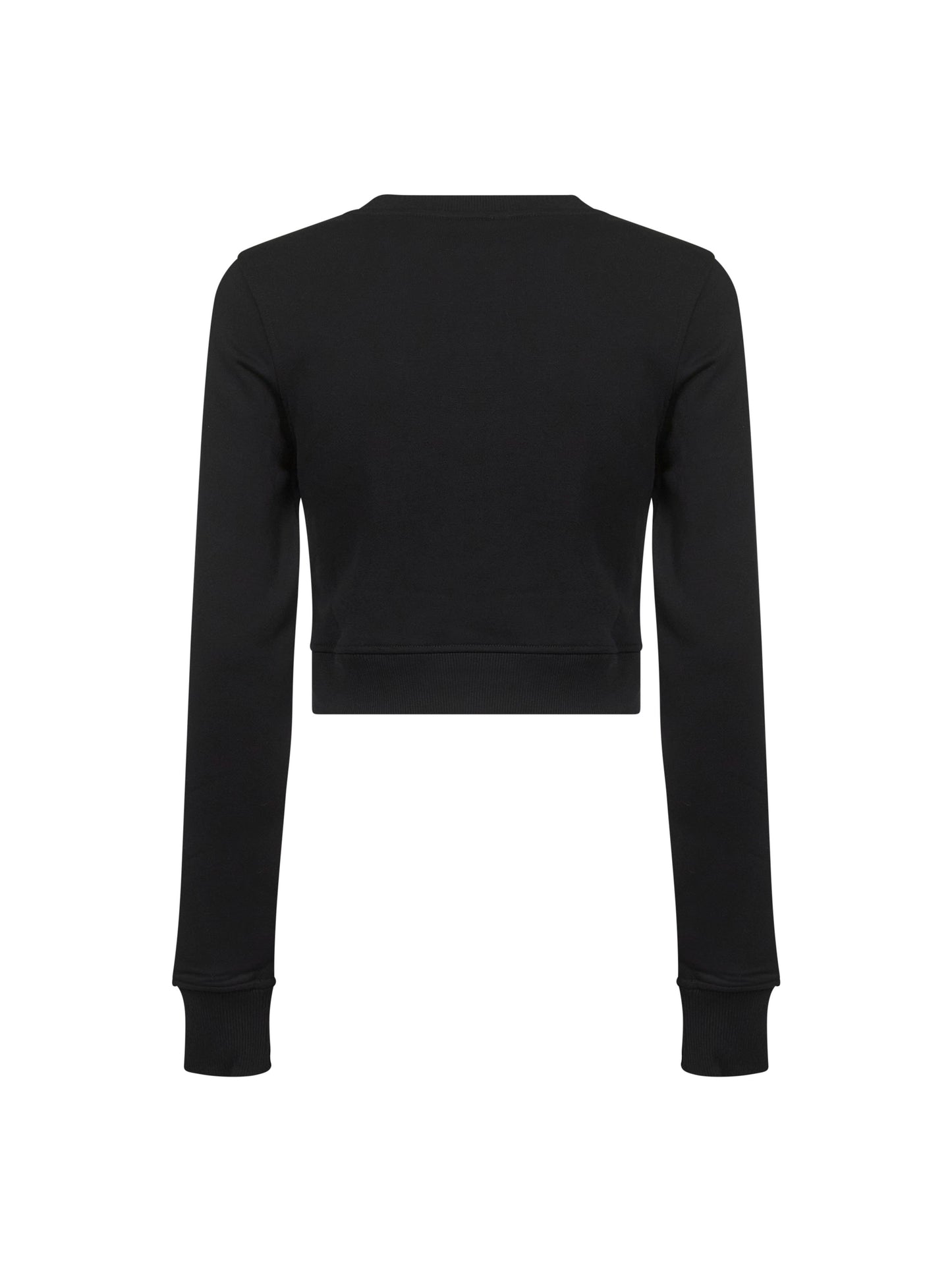 Felpa cropped F-Slimmy-Od nera