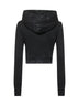Felpa con cappuccio F-Slimmy-Hood-P5 nera