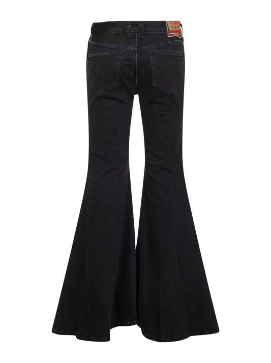 Black Flare Jeans 1970 D-Bleess 09m69