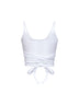 White ribbed cotton T-Leya-Tail top