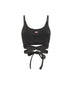 Black denim-effect T-Leya-Tail-R1 top
