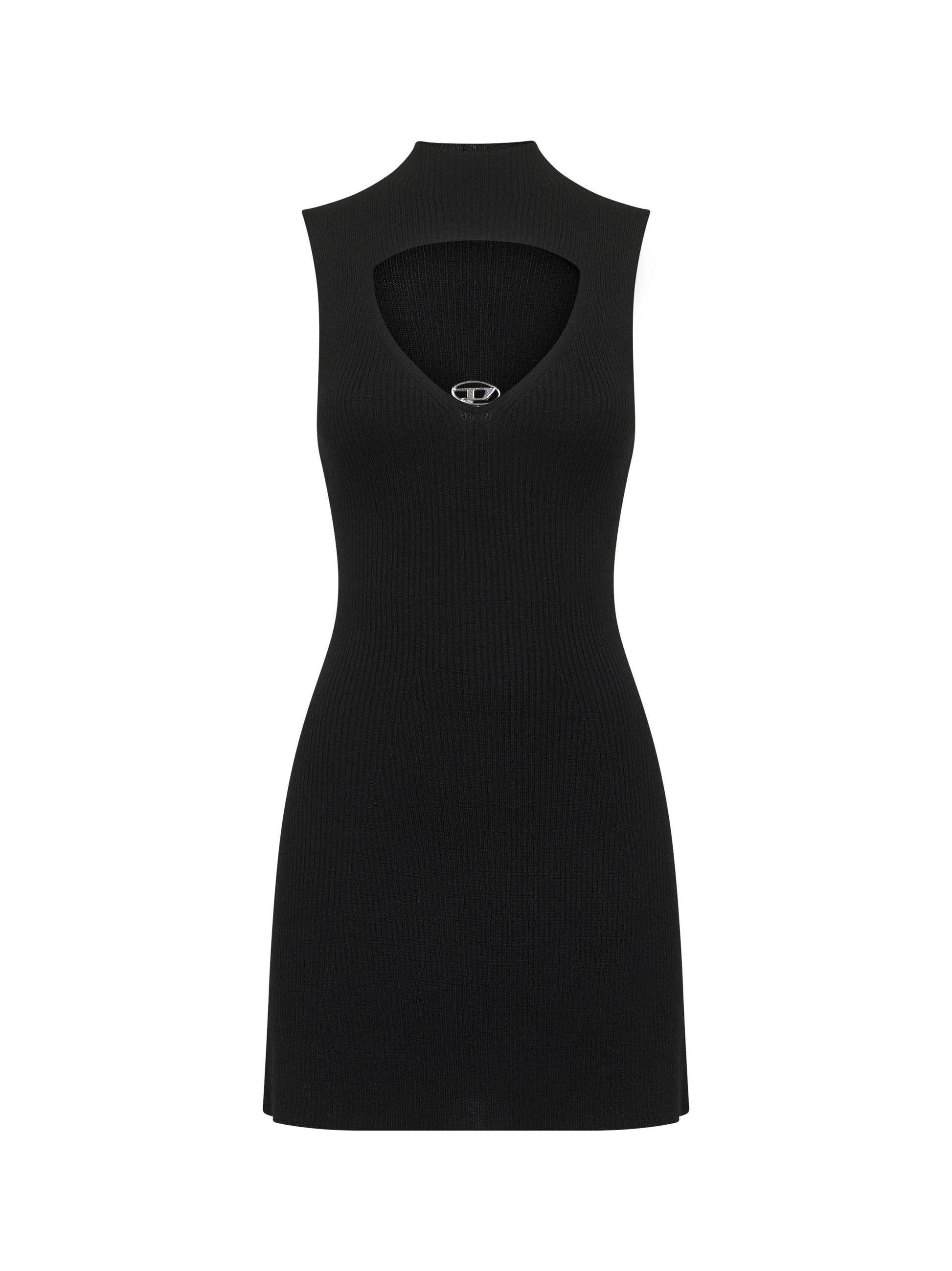 Black ribbed wool M-Oloni-Short minidress Daniello.com Black ribbed wool M-Oloni-Short minidress Daniello.com