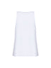 White ribbed cotton T-Ipsya-Lkds tank top