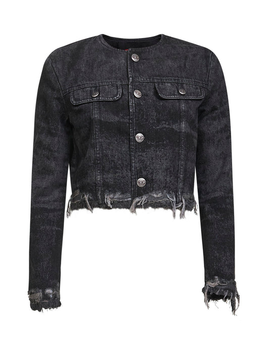 Giacca cropped De-Graffy-Fsh nera