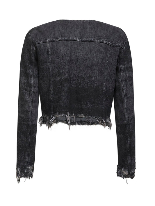 Giacca cropped De-Graffy-Fsh nera