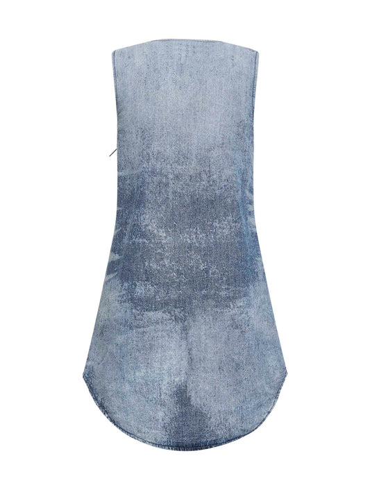 Miniabito De-Laris-Dress-Fsh azzurro