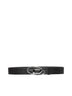 Belt with D-logo buckle