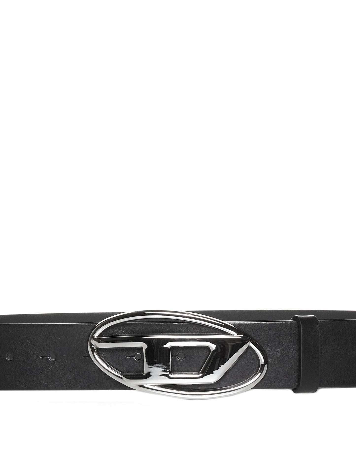 Belt with D-logo buckle