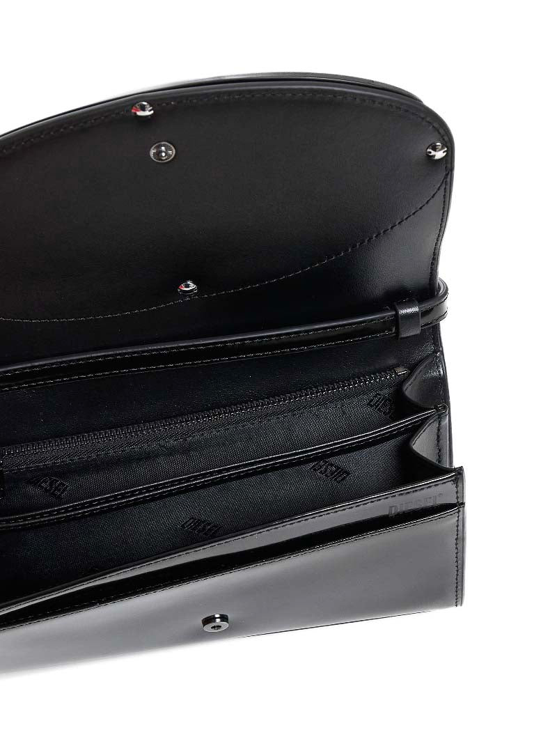 1DR patent leather wallet bag