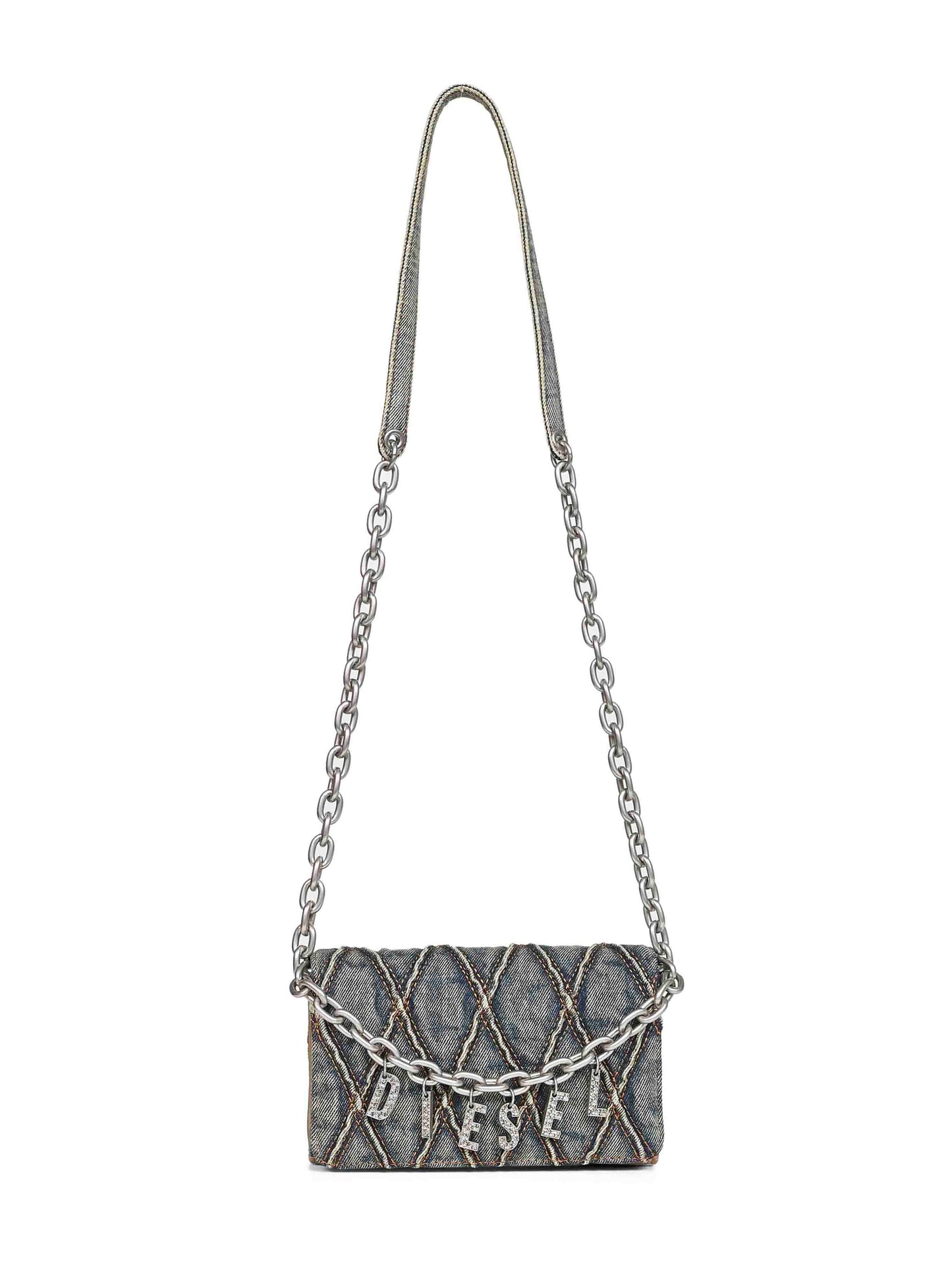 Blue Charm-D Wallet Strap wallet on chain