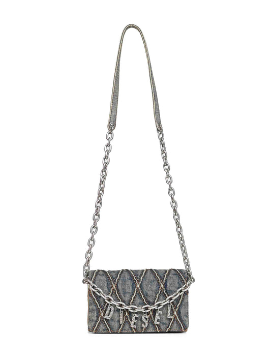 Blue Charm-D Wallet Strap wallet on chain