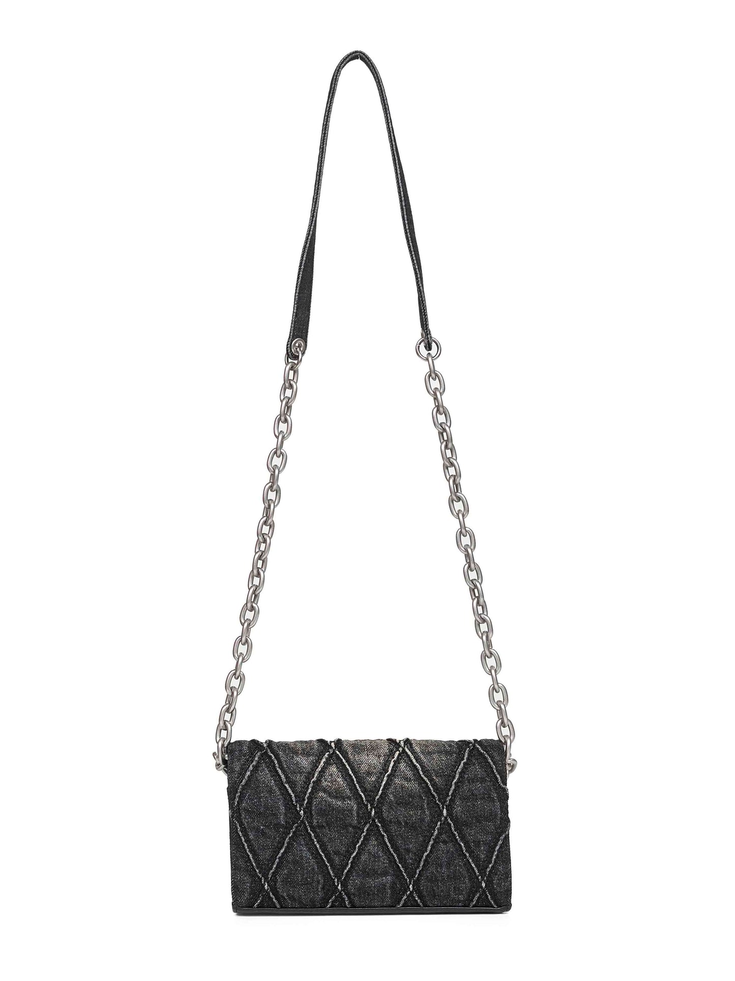 Black Charm-D Wallet Strap wallet on chain