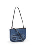 Blue 1DR Twin shoulder bag