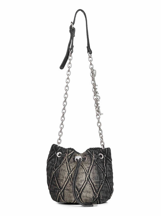 Black Charm-D Bucket S crossbody bag