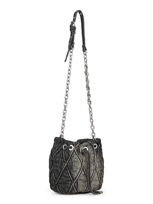 Black Charm-D Bucket S crossbody bag
