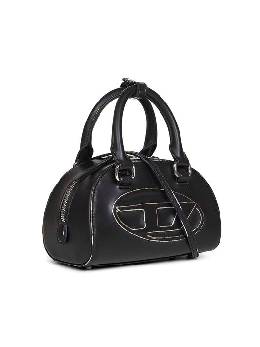 Black 1DR Dome Crossbody mini bowling bag