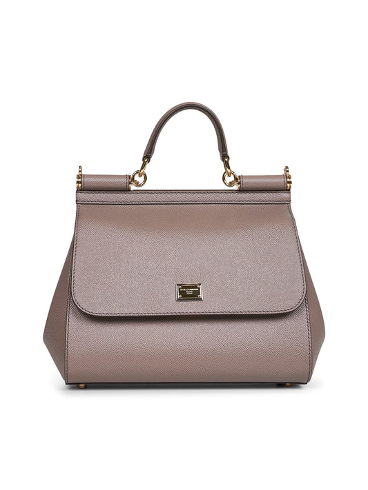 Taupe large Sicily handbag