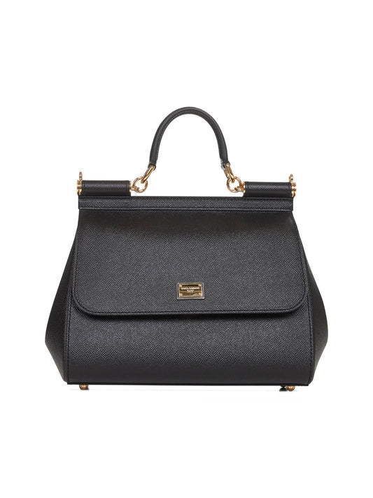 Black large Sicily handbag