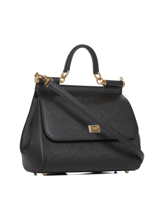 Black large Sicily handbag